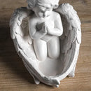 DecorBites™ Angel Girl Resin Figurine for Modern Home Decor and Gift Giving