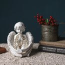DecorBites™ Angel Girl Resin Figurine for Modern Home Decor and Gift Giving