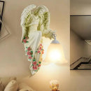 DecorBites™ Angel Indoor Wall Light LED Gold Resin Sconce for Home Decor