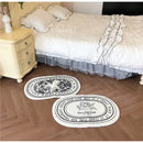 DecorBites™ Angel Print Shaggy Bath Rug 40x60cm