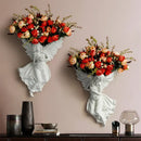 White angel vase wall decoration living room cupid flowerpot