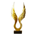 DecorBites™ Angel Wings Sculpture: Nordic Modern Abstract Resin Home Decor Artware