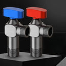 DecorBites™ Angle Valve: Wall Mounted Water Volume Toilet Inlet One Out, Cold Hot.