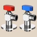 DecorBites™ Angle Valve: Wall Mounted Water Volume Toilet Inlet One Out, Cold Hot.