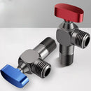 DecorBites™ Angle Valve: Wall Mounted Water Volume Toilet Inlet One Out, Cold Hot.