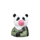 DecorBites™ Animal Bust Succulent Vase Hand-Painted Resin Figure with Giraffe/Zebra/Bear/Panda Blowing Bubbles