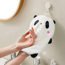 Cute panda and koala animal hand towel set for bathroom