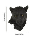 DecorBites™ Animal Head Wall Hanger: Decorative Resin Wildlife Hook Rack Statue