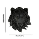 DecorBites™ Animal Head Wall Hanger: Decorative Resin Wildlife Hook Rack Statue