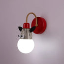 DecorBites™ Animal LED Ceiling Light: Monkey Zebra Giraffe Kids Lamp for Bedroom.