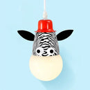 DecorBites™ Animal LED Ceiling Light: Monkey Zebra Giraffe Kids Lamp for Bedroom.