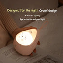 DecorBites™ Animal Night Light with Sensor Control for Kids, USB Rechargeable Silicone LED