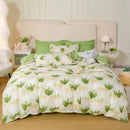 Playful white & black animal pattern bedding set bedroom duvet cover