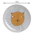 DecorBites™ Animal Print Bamboo Fiber Salad Plate Kitchen Tableware