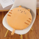 DecorBites™ Animal Print Round Office Chair Cushion with Memory Foam & Velvet Cover