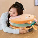 DecorBites™ Animal Print Round Office Chair Cushion with Memory Foam & Velvet Cover