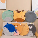 DecorBites™ Animal Print Round Office Chair Cushion with Memory Foam & Velvet Cover