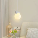 Gray animal resin pendant lamps for children's bedroom