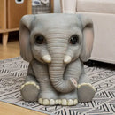 DecorBites™ Animal Resin Sculpture Footstool Seat - Creative Cartoon Statue Chair Stool