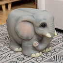 DecorBites™ Animal Resin Sculpture Footstool Seat - Creative Cartoon Statue Chair Stool