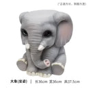 DecorBites™ Animal Resin Sculpture Footstool Seat - Creative Cartoon Statue Chair Stool