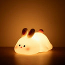DecorBites™ Animal Silicone Night Light USB Rechargeable Timer Baby Kids Bedside Lamp