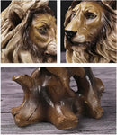 DecorBites™ Animal Statue Collection: Eagle Wolf Lion Tiger Horse Desktop Artwork Decoration & Gift