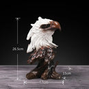 DecorBites™ Animal Statue Collection: Eagle Wolf Lion Tiger Horse Desktop Artwork Decoration & Gift