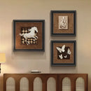 DecorBites™ Animal Wall Decor Frame Set Art Painting Poster Room Aesthetic Decoration