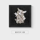 DecorBites™ Animal Wall Decor Frame Set Art Painting Poster Room Aesthetic Decoration
