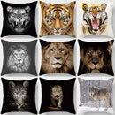 Decorbites animals world tiger lion pillow case living room set