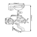 DecorBites™ Antique Bass Wall Mounted Shower Mixer Set