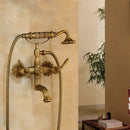 DecorBites™ Antique Bass Wall Mounted Shower Mixer Set
