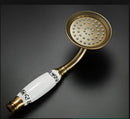 DecorBites™ Antique Bathroom Handheld Shower Head | High Pressure Rainfall Nozzle Save Water