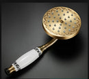 DecorBites™ Antique Bathroom Handheld Shower Head | High Pressure Rainfall Nozzle Save Water