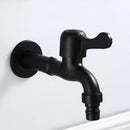 Antique black brass bibcock tap garden wall mount faucet