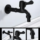 Antique black brass bibcock tap garden wall mount faucet