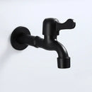 Antique black brass bibcock tap garden wall mount faucet