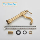 DecorBites™ Antique Brass Basin Faucet Single Handle Bathroom Mixer Tap