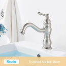DecorBites™ Antique Brass Basin Faucet Single Handle Bathroom Mixer Tap