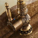 DecorBites™ Antique Brass Basin Faucet with Single Handle Hot/Cold Mixer Taps Rotation AL-9966F