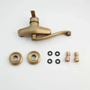 DecorBites™ Antique Brass Basin Sink Mixer Tap Wall Mounted Kitchen Faucet