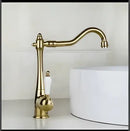 DecorBites™ Antique Brass Bathroom Faucet Set with Hand Shower