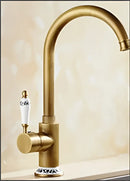 DecorBites™ Antique Brass Bathroom Faucet Set with Hand Shower