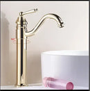 DecorBites™ Antique Brass Bathroom Faucet Set with Hand Shower
