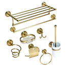 DecorBites™ Antique Brass Bathroom Hardware Set-SOAP DISH TOILET HOLDER - ACCESSORY