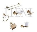 DecorBites™ Antique Brass Bathroom Hardware Set-SOAP DISH TOILET HOLDER - ACCESSORY