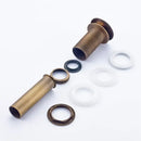 DecorBites™ Antique Brass Bathroom Sink Pop Up Drain for Vessel Sink