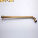 DecorBites™ Antique Brass Bathroom Tub Shower Arm 37cm Wall Mount YT-5130-A