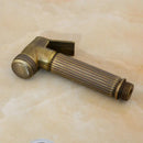 DecorBites™ Antique Brass Bidet Faucet Wall Mount with Hand Shower - Bathroom Accessory